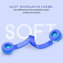 StayPowered Koptelefoon - Veilig & Comfortabel voor Kinderen - 85dB Geluidslimiet - Zacht Memory-Schuim - Ergonomisch Ontwerp - Opvouwbaar & Duurzaam - Verstrengelvrij Kabel - Universele Compatibiliteit - Darkblue - Levering Sneller dan Aangegeven! — thumbnail 4