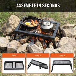 VEVOR BBQ Gills Houtskoolgrill Vouwgrill 458 x 305 x 205 Mm Tafelgrill Afzonderlijk Reisgrill 6 Kg Laadvermogen Outdoor Opvouwbare Picknickgrill — thumbnail 4
