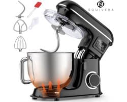 Equivera Deegmachine - Kneedmachine - Deegmixer - Keukenmixer - Keukenmachine