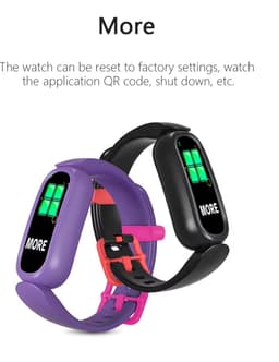 DrPhone KidsTime X13 – Smartwatch Voor Kinderen – IP68 Waterdichte Smartwatch – Hartslagmonitor – Slaapmonitoring – Mobiele App (Alleen voor Android Systeem) - 0.96 Inch TFT Kleurenscherm – Stappenteller – Calorie teller - Blauw — thumbnail 3