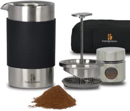 Draagbare Koffiemachine voor Reisgebruik - Compacte Mini Koffiezetter met Dubbelwandige Isolatie — thumbnail 1