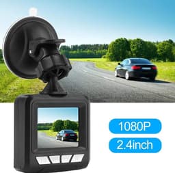 HTML Content - Duokon Auto Dash Cam 2.4in 1080P Recorder - High Definition LCD Screen - Loop Recording - 120 ° Wide Angle - Lingtong 6624 . — thumbnail 3