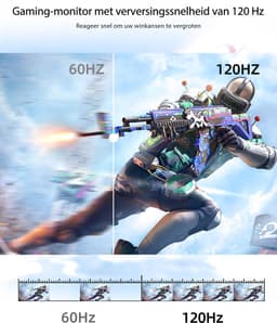 UPERFECT Portable Monitor T02 18,5" Gaming Draagbare Monitor | 120Hz FHD IPS | 100% sRGB | Anti-verblindend Scherm | Dual Type-C | VESA-bevestiging — thumbnail 3