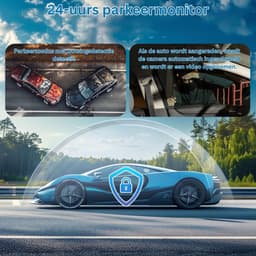 ApexArte® Dashcam voor Auto - Dualdashcam Voor en Achter - Full HD - 1080 - Zwart — thumbnail 2