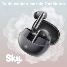 OneMelon Sky Zwart draadloze oordopjes met ANC noise cancelling en multipoint connectie — thumbnail 2