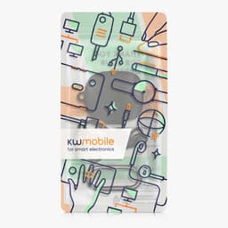 kwmobile set case & koord voor oordopjes - geschikt voor JBL Live Pro Plus - 2x 70 cm - In zwart / zwart — thumbnail 5