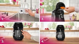 Multi-drink koffiezetapparaat - BOSCH - TASSIMO - T10 Happy zwart - 1400 W — thumbnail 2