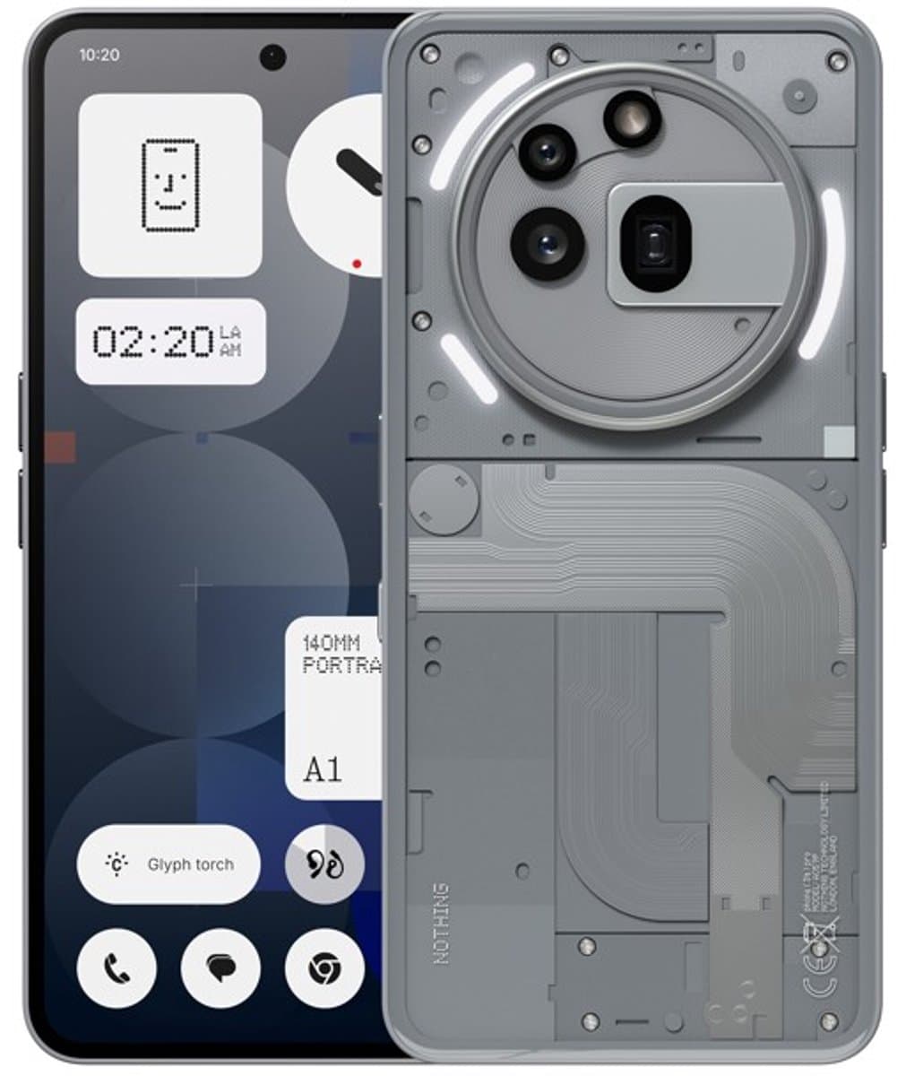 Nothing Phone (3a) Pro - 12/256GB - 5G - Grijs — afbeelding 1