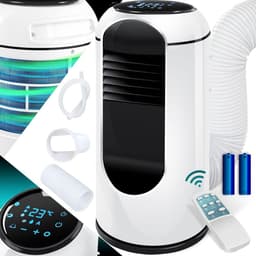 ApexArte® Mobiele Airco - Airconditioning - Ventilatoren - Airco Zonder Afvoerslang - Wit en Zwart — thumbnail 1