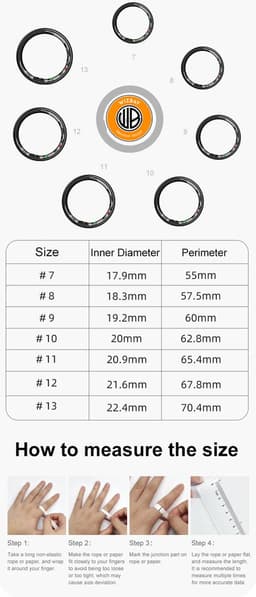 WizBay Premium Select® Smart Ring Zilver - Hartslag, Slaap, Zuurstof - Multi Sport Modi - Oplaadcase - Maat 11 — thumbnail 3