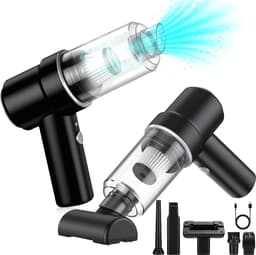 MATTI® - Auto Stofzuiger - Handstofzuiger - Mini Stofzuiger - Air Duster - Zuigen & Blazen - Kruimeldief — thumbnail 1