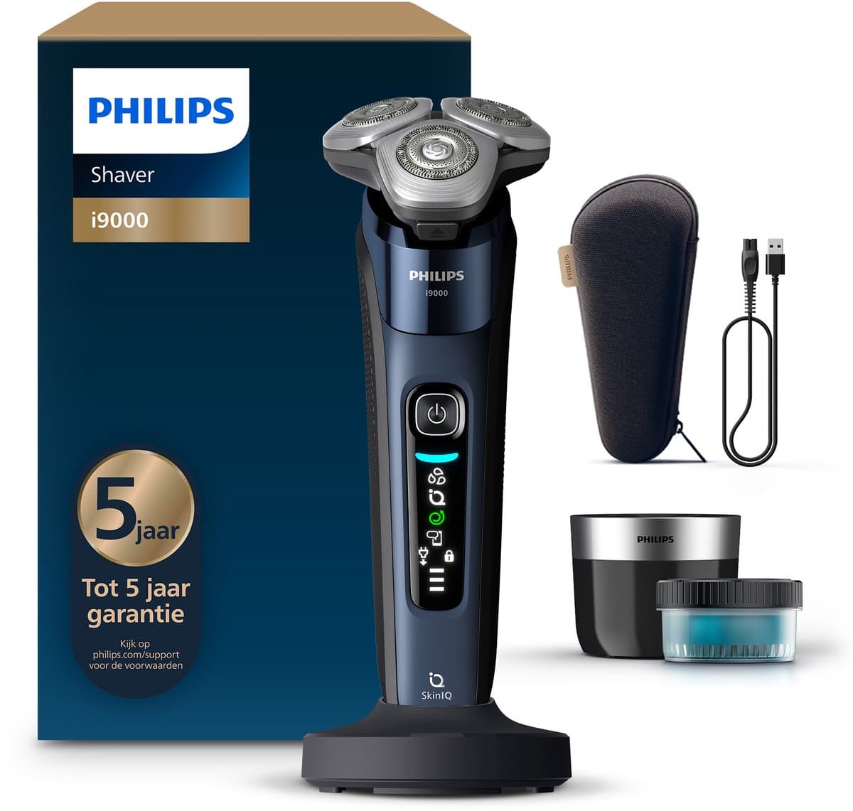PHILIPS Shaver i9000 X9003/30 Scheerapparaat Blauw — afbeelding 1