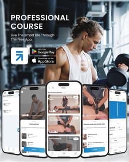 Massagepistool voor diepe spiermassage met verwarming en koeling - Elektrisch apparaat met 6 opzetstukken en stille werking — thumbnail 5