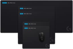 Logitech G740 Large - Stoffen Gaming Muismat - 460 x 400 x 5 mm - Zwart — thumbnail 2