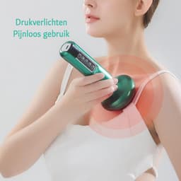 Elektrische Cellulite Massage Apparaat - 12 Standen - Gua Sha - Full Body - Vacuüm - Cupping - Ontspanning -Groen — thumbnail 2