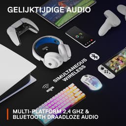 SteelSeries Arctis Nova 7P - Draadloze Gaming Headset - PS5/PS4 - Wit — thumbnail 3