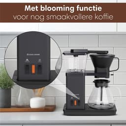 CoolHome Masterbrew Koffiezetapparaat - Koffiezetapparaat Filterkoffie - Met Blooming Functie - Zwart — thumbnail 5