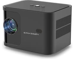 Erikssøn Beamer Prime - Ingebouwde Krachtige Speaker - 6600 Lumen - 1080P Full HD - Wifi Projector - Streamen vanaf je telefoon - Mini Beamer - Beamers - IOS & Android - Smart - Zwart