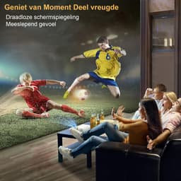 Draagbare Mini Video Projector - Smartphone Connectiviteit - HD Kwaliteit - Thuisbioscoop - Entertainment op Groot Scherm — thumbnail 5