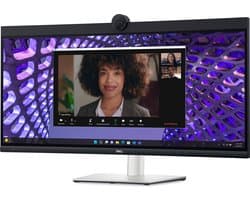 DELL P Series P3424WEB computer monitor 86,7 cm (34.1") 3440 x 1440 Pixels 4K Ultra HD LCD Zwart