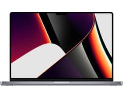 Apple MacBook Pro Apple M M1 Pro Laptop 41,1 cm (16.2") 16 GB 512 GB SSD Wi-Fi 6 (802.11ax) macOS Monterey Grijs