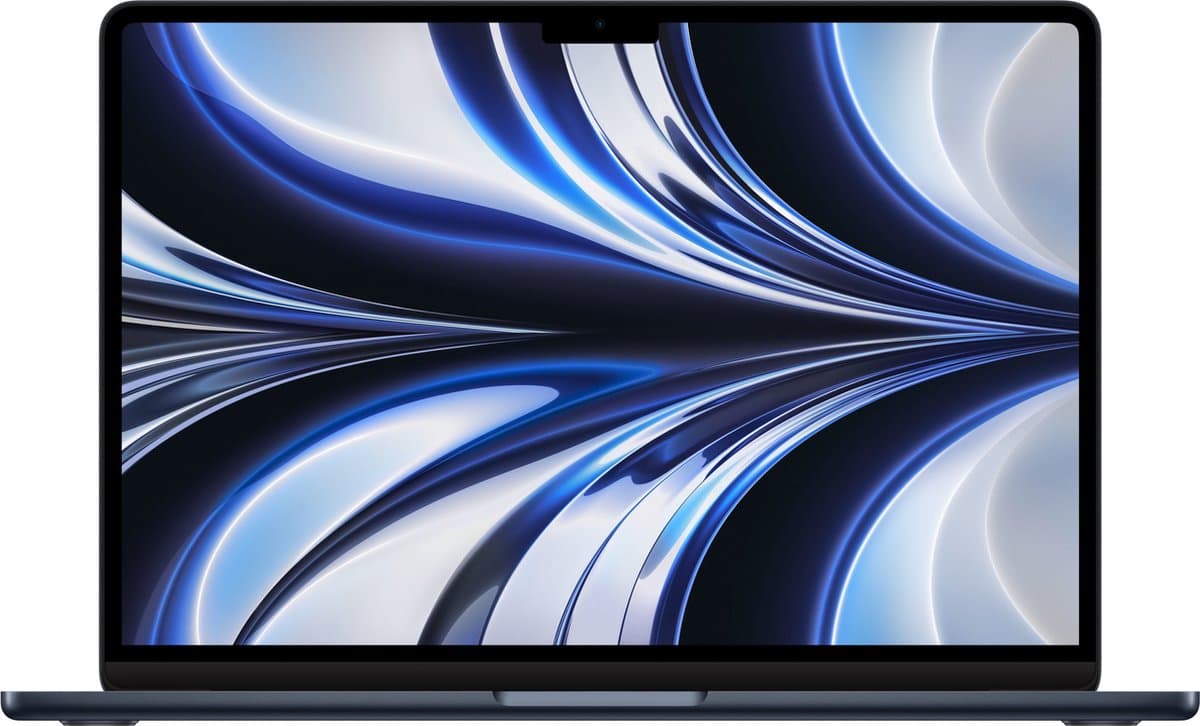 Apple MacBook Air (2022) MLY33N/A - 13.6 inch - Apple M2 - 256 GB - Middernacht — afbeelding 1