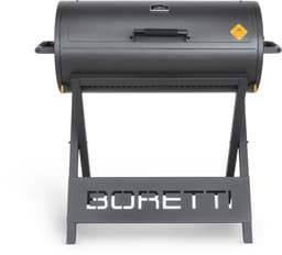 Boretti - Barilo 2.0 - houtskool barbecue - grilloppervlak 84 x 41 cm - Drie afzonderlijk uitneembare kolenmanden - Twee gietijzeren grillroosters - Eén gietijzeren bakplaat — thumbnail 1