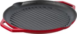 Grand Feu - Geëmailleerde gietijzeren grillpan - rood — thumbnail 1