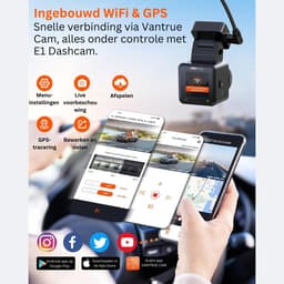 Dashcam voor auto - Mini dashcam met WiFi / wireless camera met HDR nachtshift - loop Recording - G-sensor - 512GB — thumbnail 5