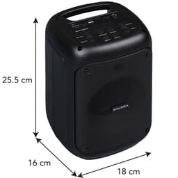 Salora PARTYBOX100 - Party Speaker - Partybox - Speaker - Box - Zwart — thumbnail 5