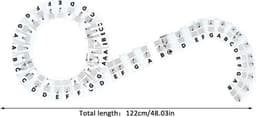 GLODI GOODS® Siliconen piano stickers afneembaar – 88 toetsen – toetsenbord keyboard – leren spelen strip - incl. hersluitbare bewaartas — thumbnail 4