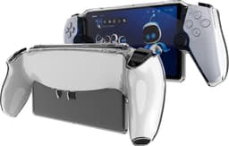 PlayCool Clear case met Thumb Grips en 1x Anti Blue Light Screen Protector Glas geschikt voor Playstation Portal Remote Player voor PS5®-console — thumbnail 3