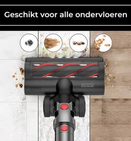 Zedar S900 Steelstofzuiger draadloos 300Watt met 4 verschillende opzetstukken - Draadloze stofzuiger - zonder zak op accu- Vacuum cleaner — thumbnail 3