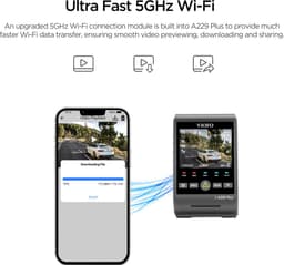 VIOFO A229 Plus 3CH - Triple 2K Dashcam - Smart voice control - 2023 — thumbnail 2
