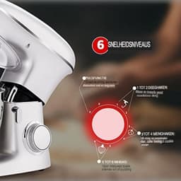 Deegmachine - Kneedmachine - Zilver — thumbnail 5