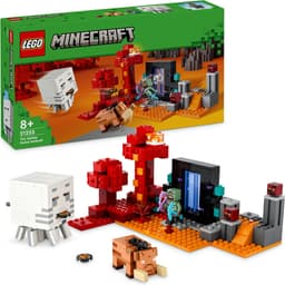 LEGO Minecraft Hinderlaag bij het Nether-portaal - 21255 — thumbnail 2