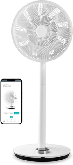 Duux Whisper Flex - Smart Statiefventilator - Staande Ventilator Geruisloos - Wit — thumbnail 1