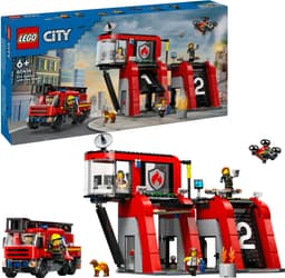 Lego City 60414 Brandweerkazerne En Auto Bouwstenen — thumbnail 2