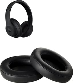 Oorkussens geschikt voor Beats By Dr. Dre Studio 2.0/3.0 wireless - Koptelefoon oorkussens voor Beats Studio zwart — thumbnail 1