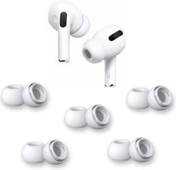 AirPods Pro Oordopjes Medium Wit – 5 Paar (10 Stuks) – AirPods Pro Ear Tips Vervanging – Siliconen Oordopjes – Geschikt voor Apple AirPods Pro – Noise Cancelling — thumbnail 1