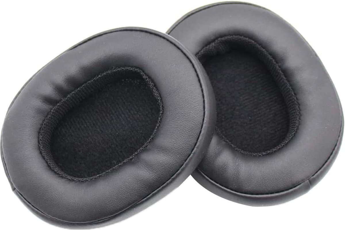 Oorkussens geschikt Voor Skullcandy Crusher Wireless / Hesh 3 - 2 Stuks - Zacht Schuim - Eiwitleer - Zwart — afbeelding 1