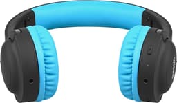 Kinderkoptelefoon Draadloze Koptelefoon Kinderen Geluid Dempend met Bluetooth – 38u batterij & Microfoon – Kinder Koptelefoon - WiseQ HERO -Blauw & Zwart — thumbnail 2