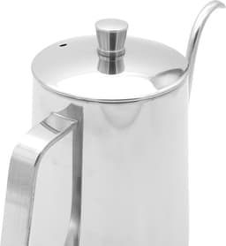 House of Husk Slow Coffee Ketel - Zilver- Pour Over Kettle - Gooseneck kettle - Heet Water Ketel - Coffeemaker - RVS - Cafetière - Pour Over - Koffie - 600 ml — thumbnail 2