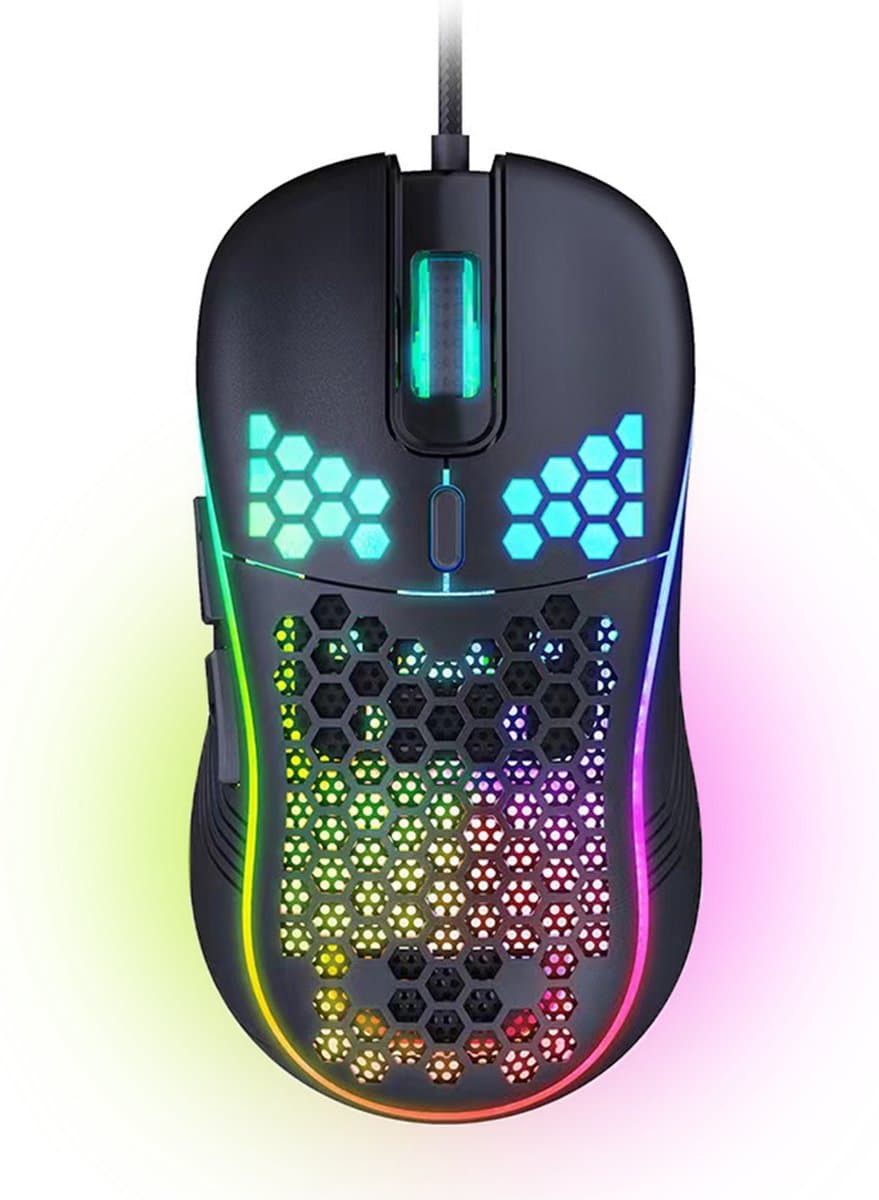 DINTO® Gaming Muis - Lichtgewicht - 7200 DPI - RGB - Game Muis - Optische — afbeelding 1