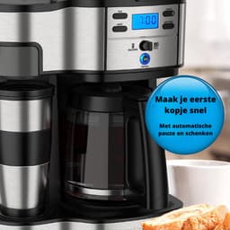 Koffiezetapparaat/ Met Dubbel Brouwsysteem/ Filterkoffiemachine /Tot 12 Kopjes Koffie — thumbnail 1