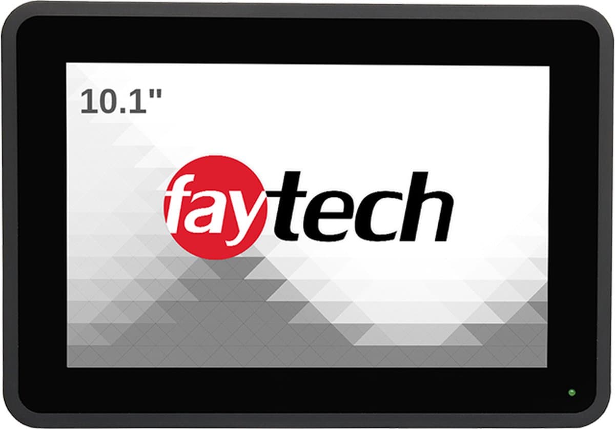 10,1 inch capacitive touch monitor, faytech, FT10TMCAPOB, RTD2556, 1280x800, 25.6 cm — afbeelding 1