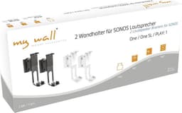 My Wall muurbeugel set voor Sonos PLAY:1, ONE en ONE SL - full motion / wit — thumbnail 5
