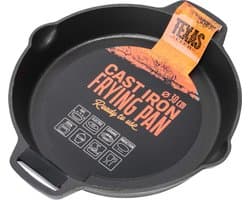 Texas Club - Ronde gietijzeren pan - 30 cm