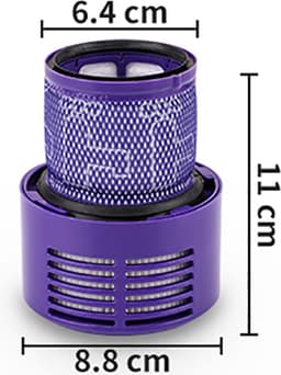4 x HEPA filter geschikt voor Dyson V10 Sv12 stofzuiger Total Clean, Parquet, Motorhead, Animal wasbaar steelstofzuiger-Promessa-Solutions — thumbnail 2