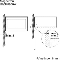 Bosch BEL554MS0 - Serie 6 - Inbouwmagnetron met Grill — thumbnail 4